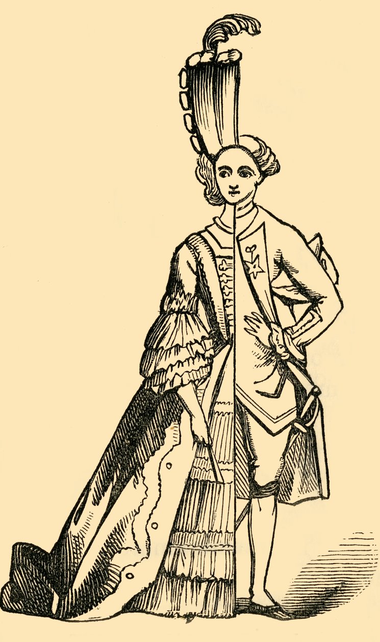 Chevalier DEon, c1878. af Unbekannt