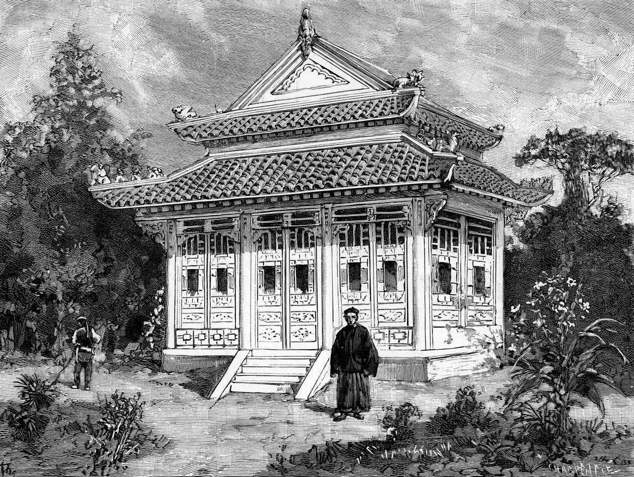 Det kinesiske hus, 1889 af Unbekannt