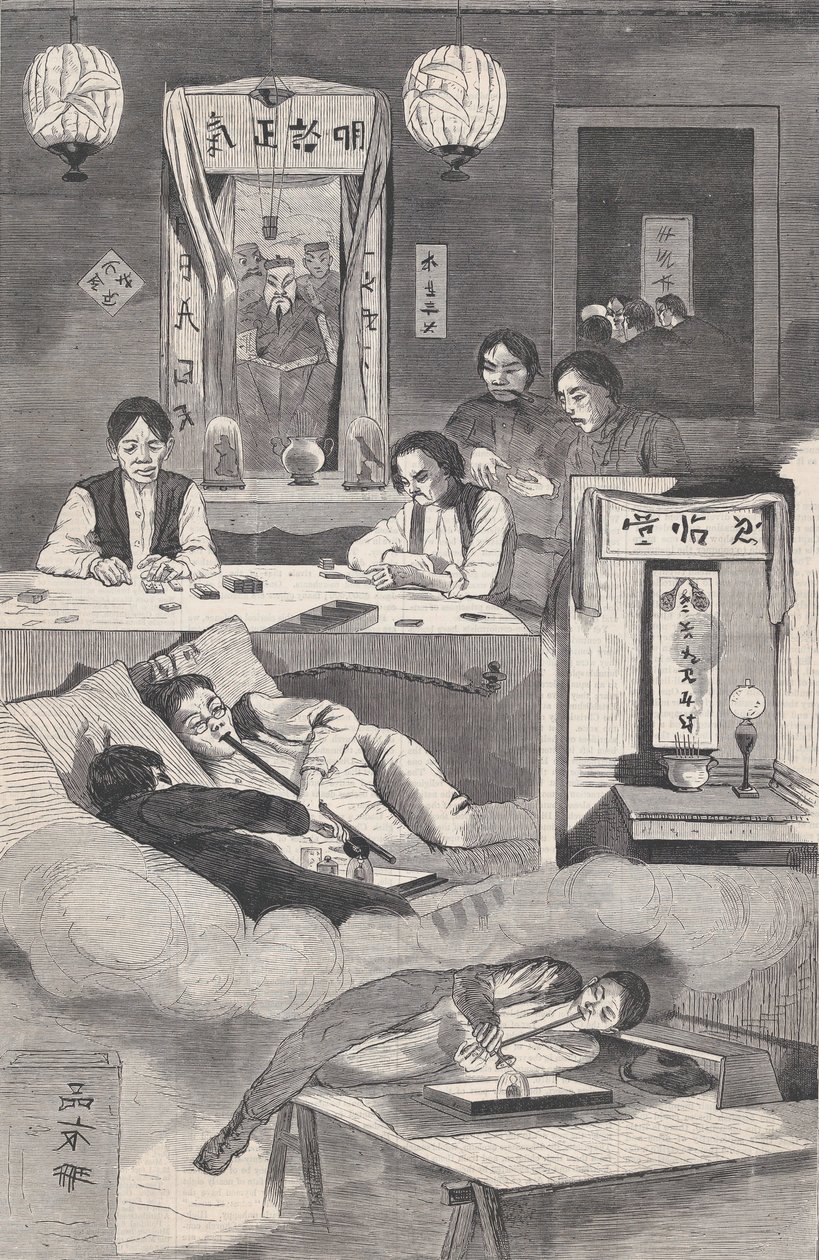 The Chinese in New York - Scene i et Baxter Street Club-House Harper