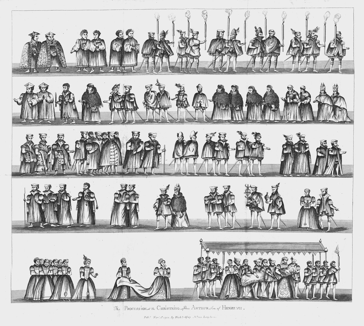 Prins Arthurs dåb, 24. september 1486, 1782 af Unbekannt