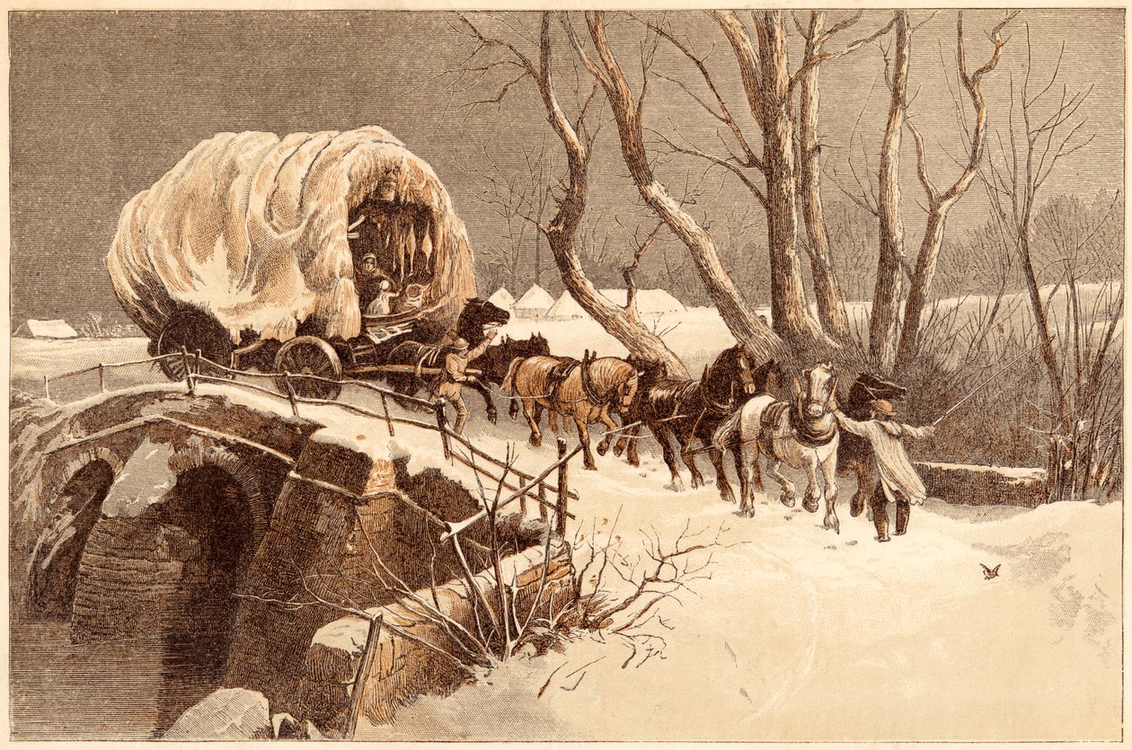 Julevognen, 1866 af Unbekannt