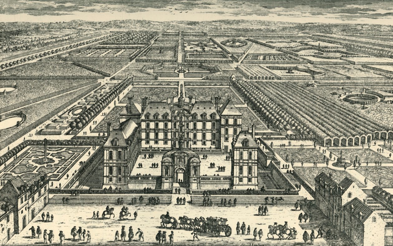 Chateau de la Rochefoucauld, Liancourt, Oise, Nordfrankrig, c1675, 1903. af Unbekannt