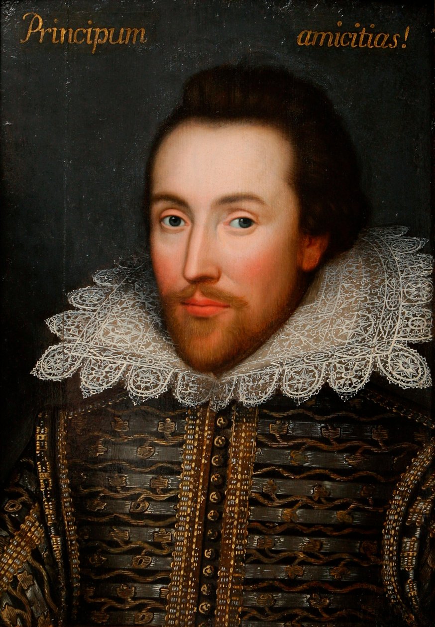 Cobbe-portrættet af William Shakespeare 1564-1616, c1610. af Unbekannt