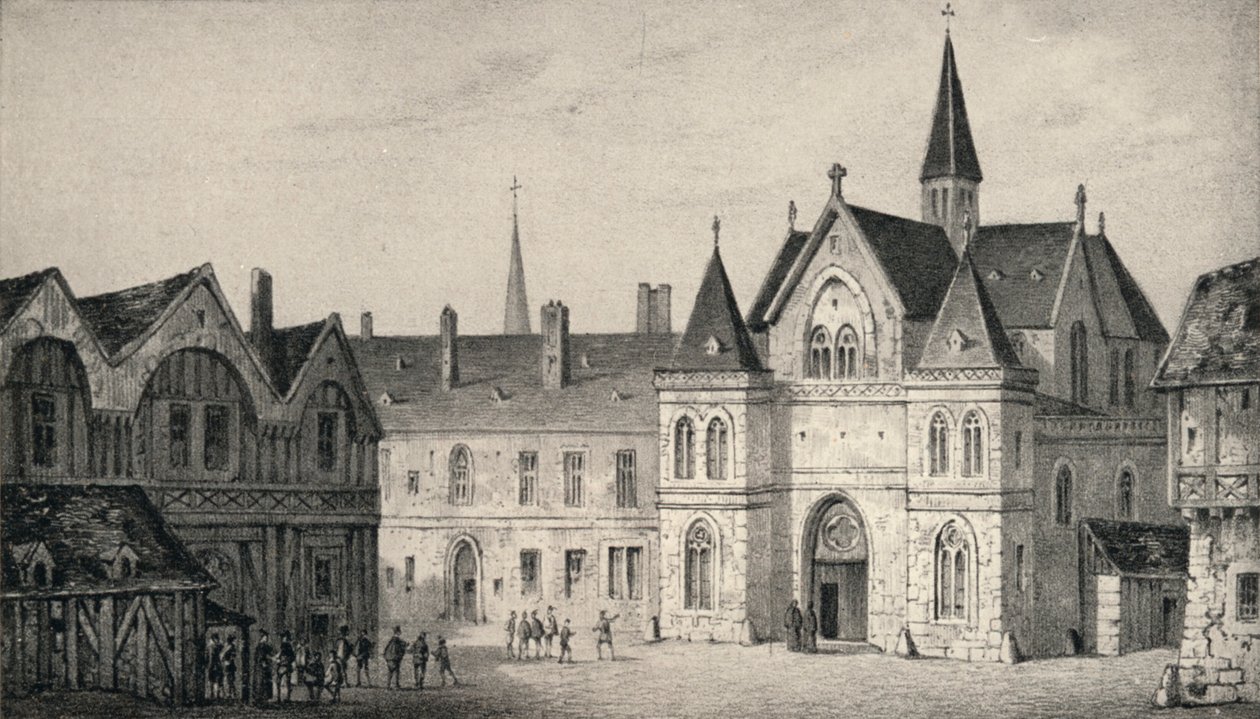 College of Sorbonne i 1550, 1915 af Unbekannt