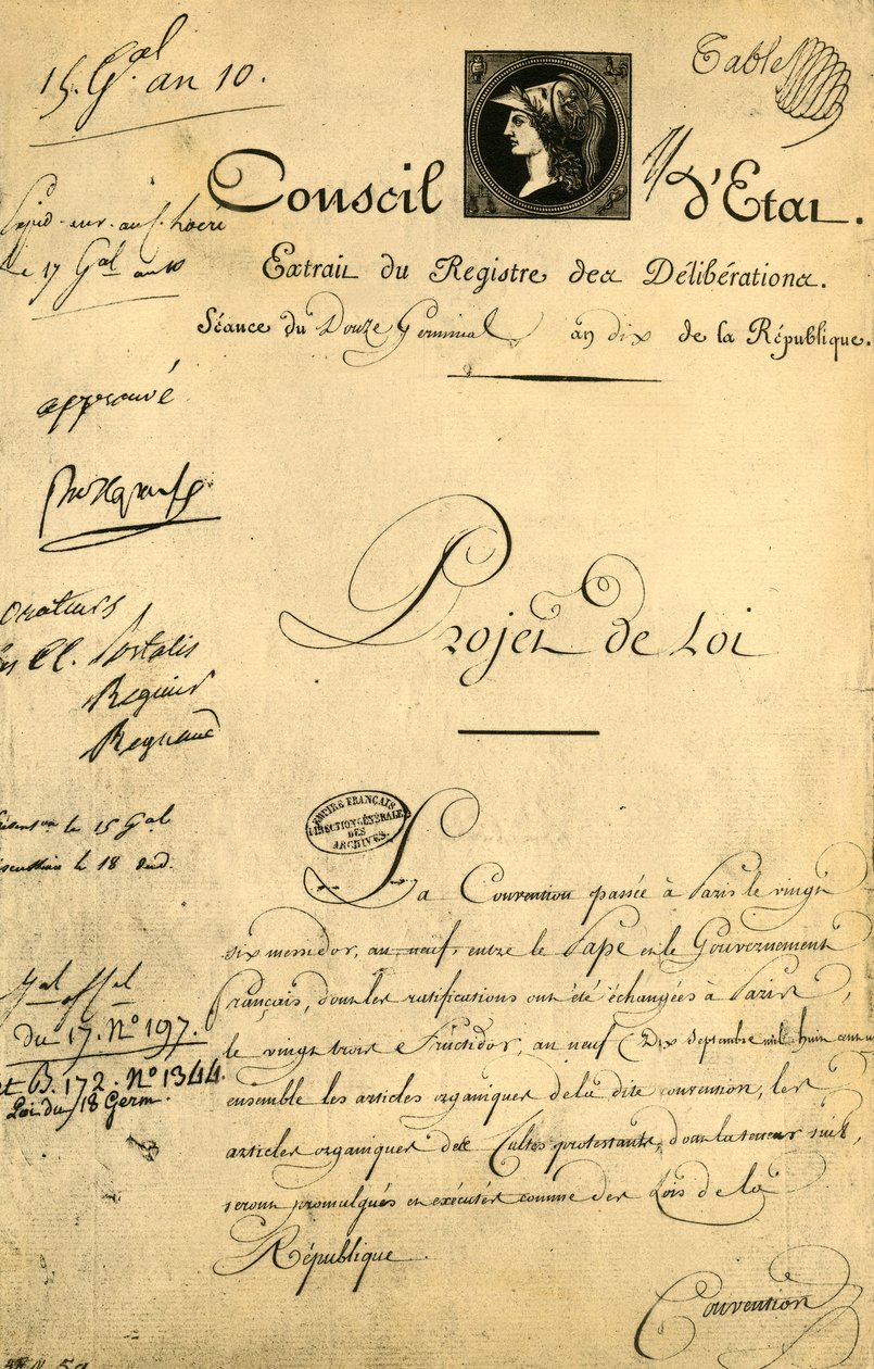 The Concordat and Organic Articles, 5. april 1802, 1921. af Unbekannt