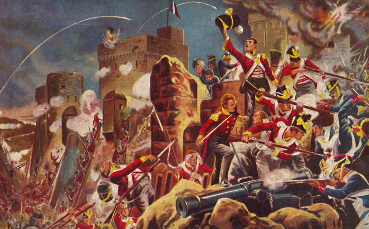 Connaught Rangers. Capture of the Citadel at Badajoz, 1812, 1939 af Unbekannt