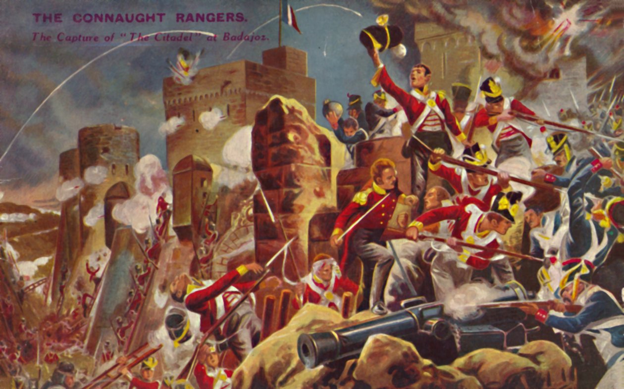 Connaught Rangers. Capture of the Citadel at Badajoz, 1812, 1939 af Unbekannt