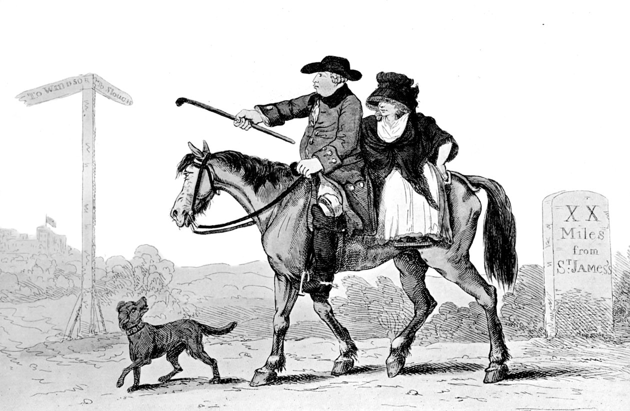 Det konstante par, 1786 af Unbekannt