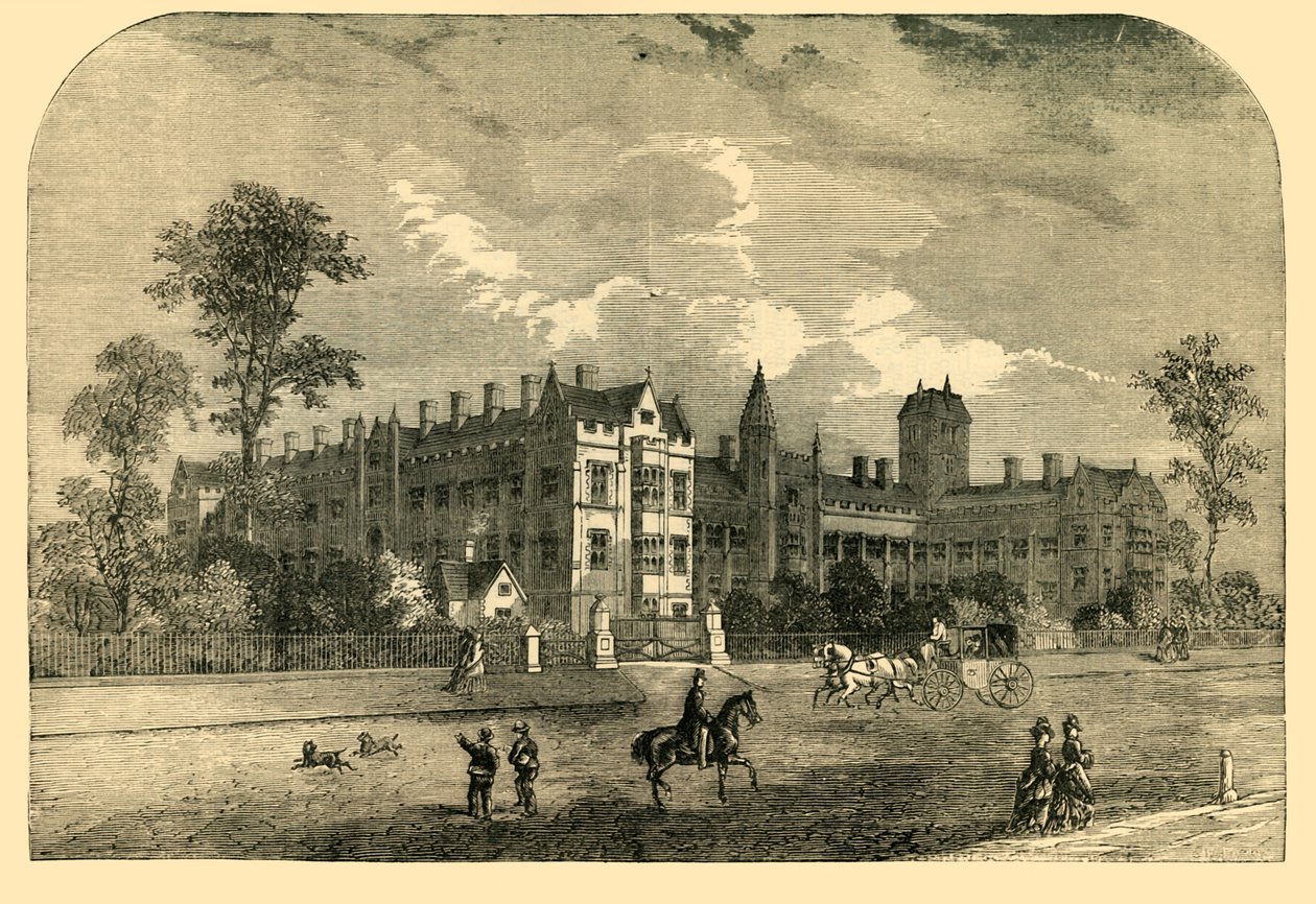 Consumption Hospital, Brompton, c1876. af Unbekannt