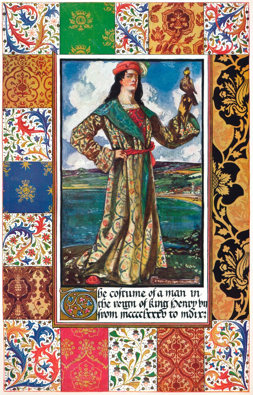 The Costume of a Man in the Reign of King Henry VII, 15. århundrede, 1904 af Unbekannt