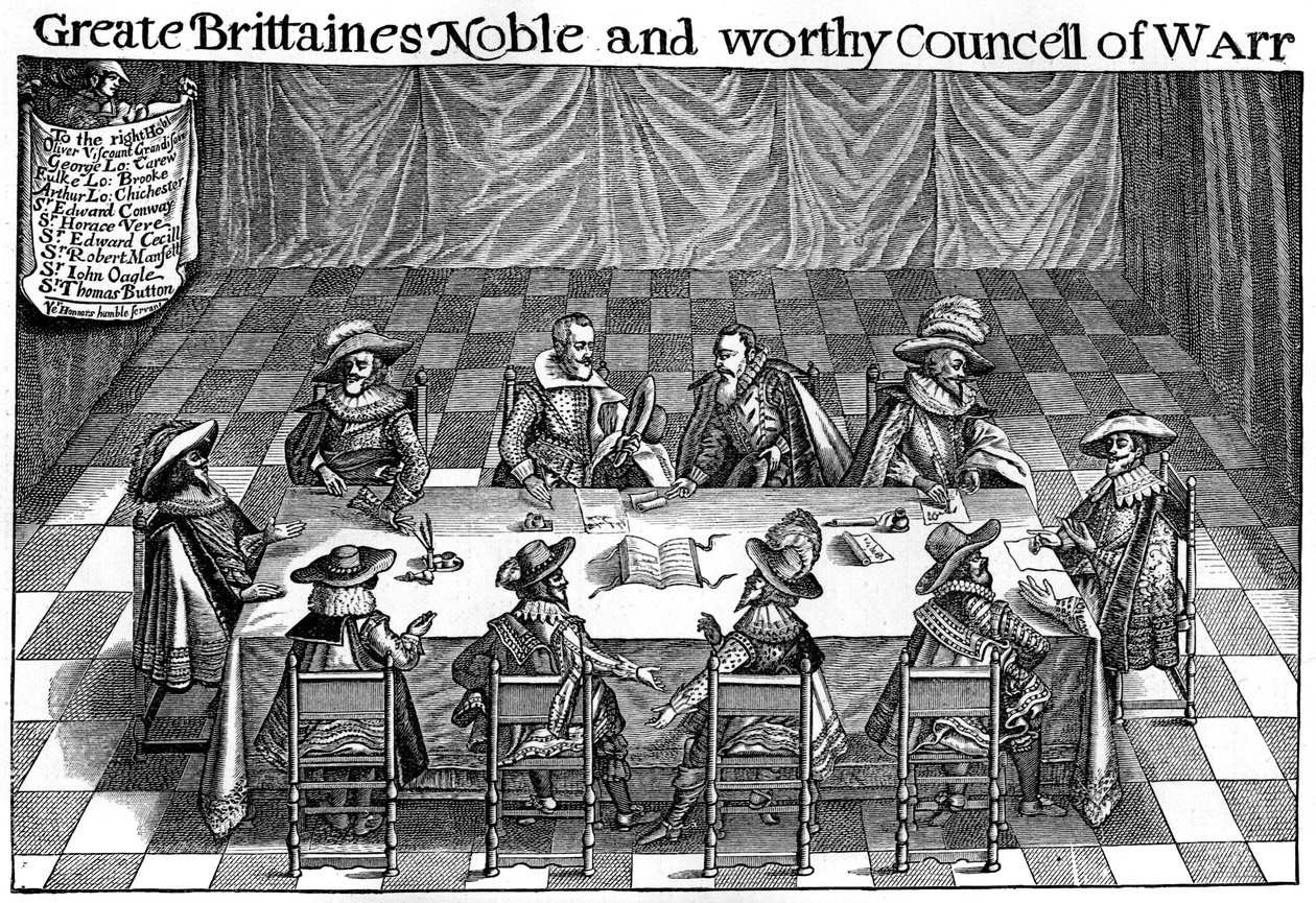 Krigsrådet, 1623-1624, 1893 af Unbekannt