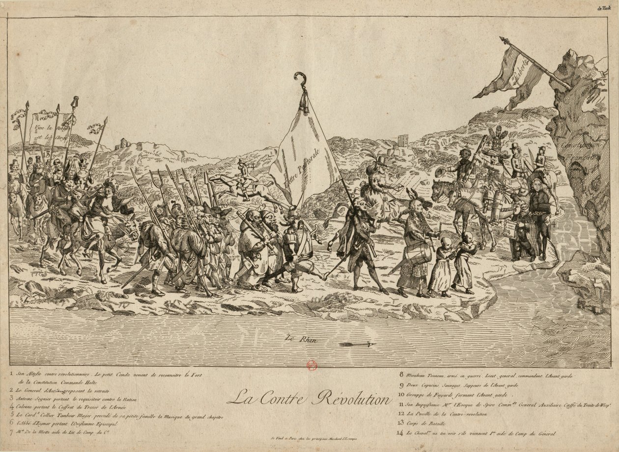 kontrarevolutionen, 1791. af Unbekannt