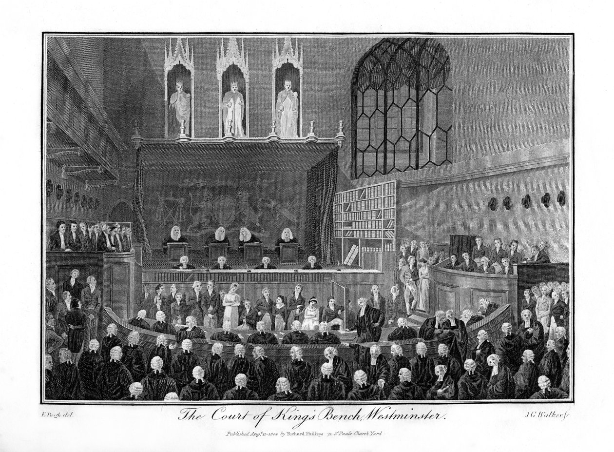 The Court of the Kings Bench, Westminster, London, 1804 af Unbekannt