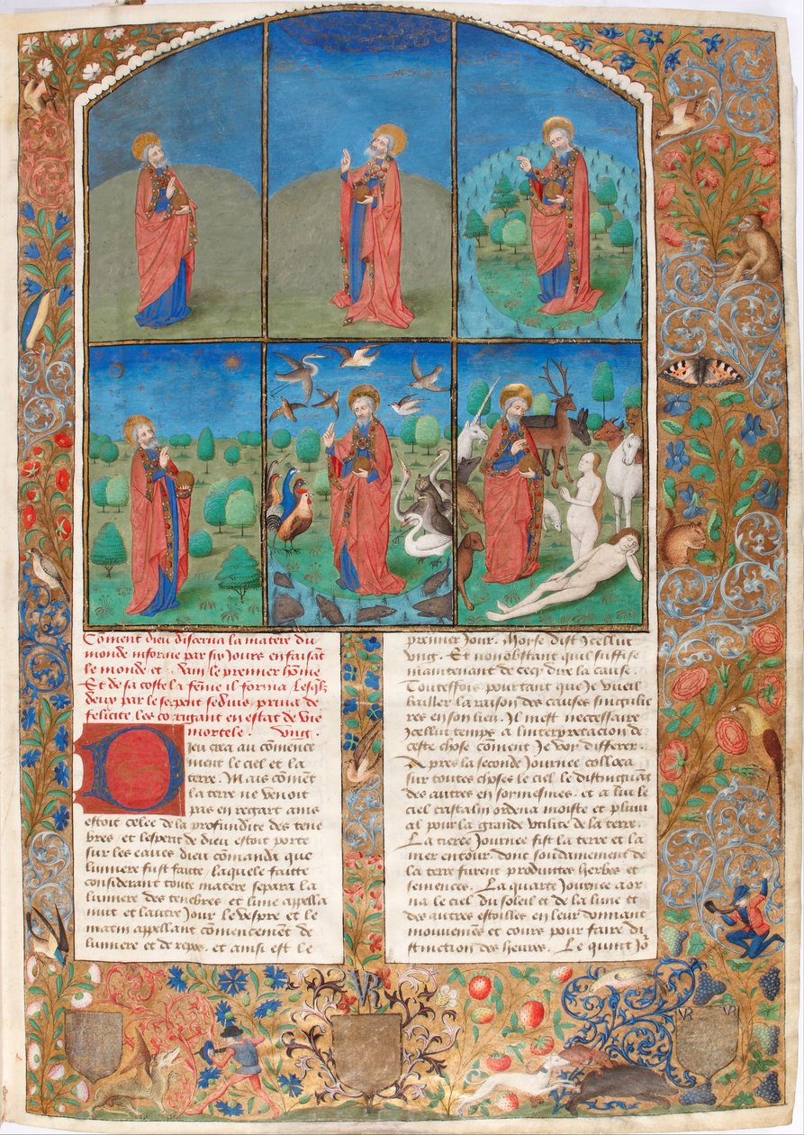 Skabelsen fra: LAntiquité Judaïque af Flavius Josephus af Unbekannt