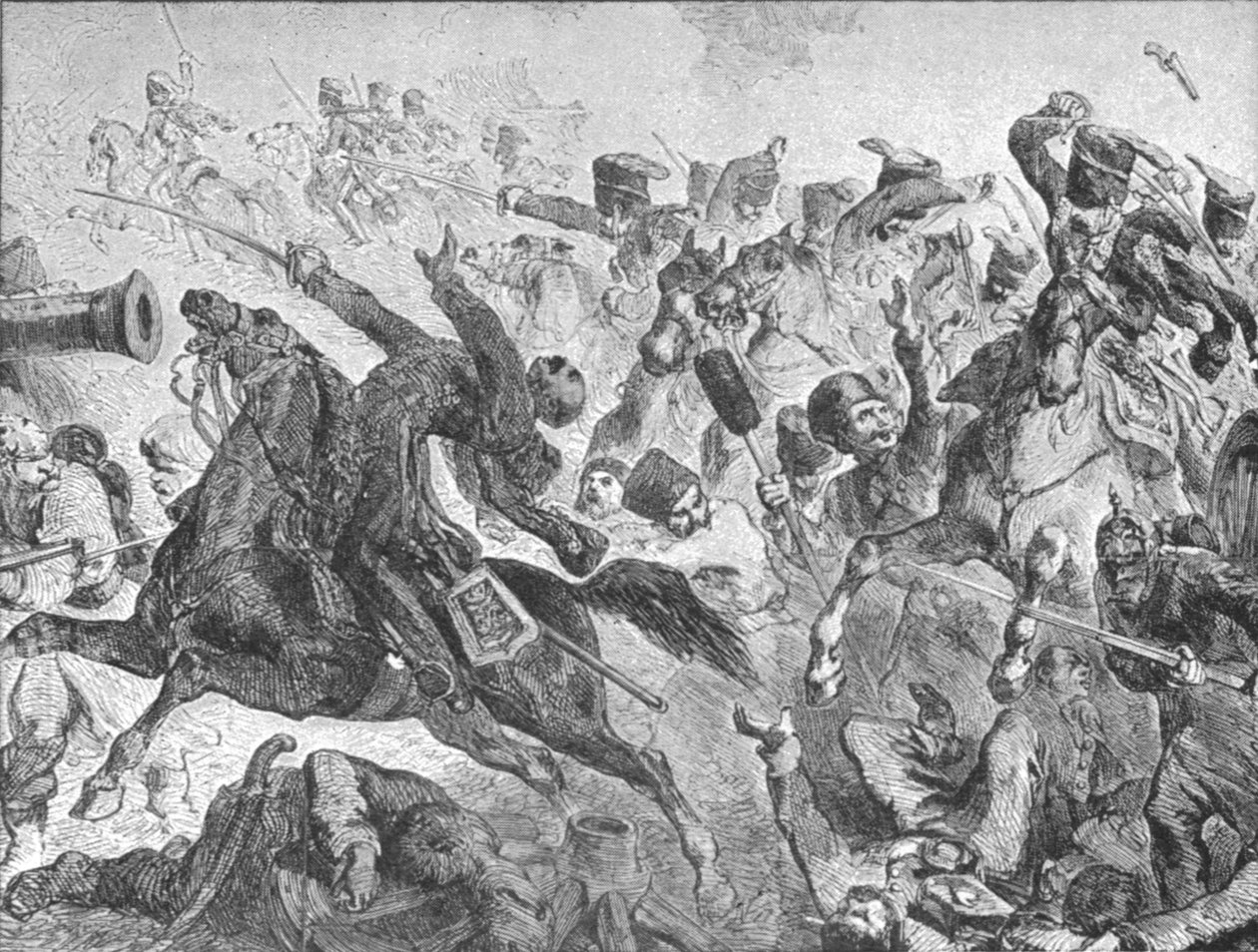 Krimkrigen, 1854-56: Slaget ved Balaclava: The Charge of the Light Brigade, 1854, 1901. af Unbekannt