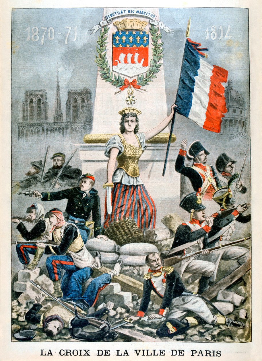 Korset af byen Paris, 1901 af Unbekannt