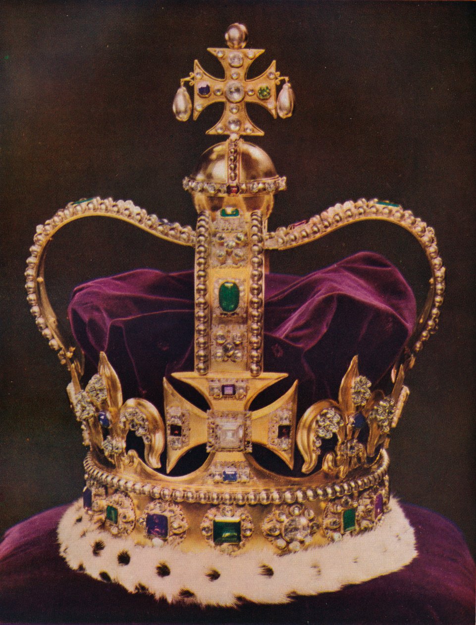 The Crown of England, St Edwards Crown, c1937 af Unbekannt