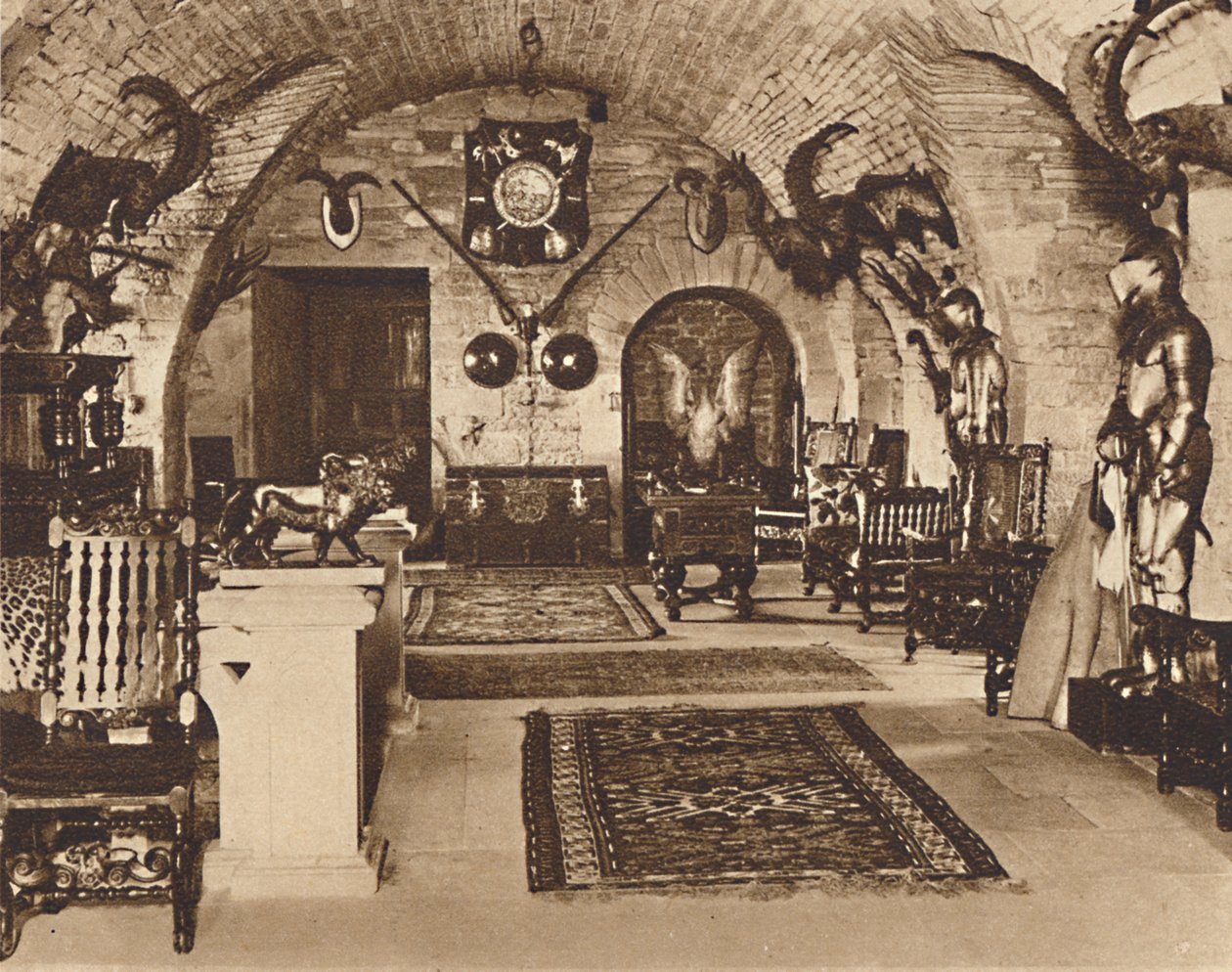 Krypten, Glamis Slot, c1933 1937 af Unbekannt