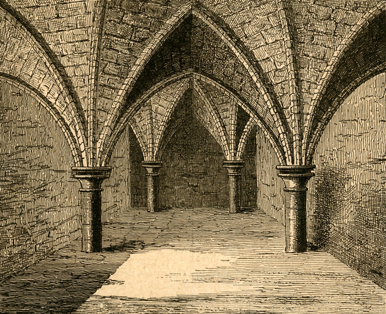 The Crypt of Gerards Hall, 1897. af Unbekannt