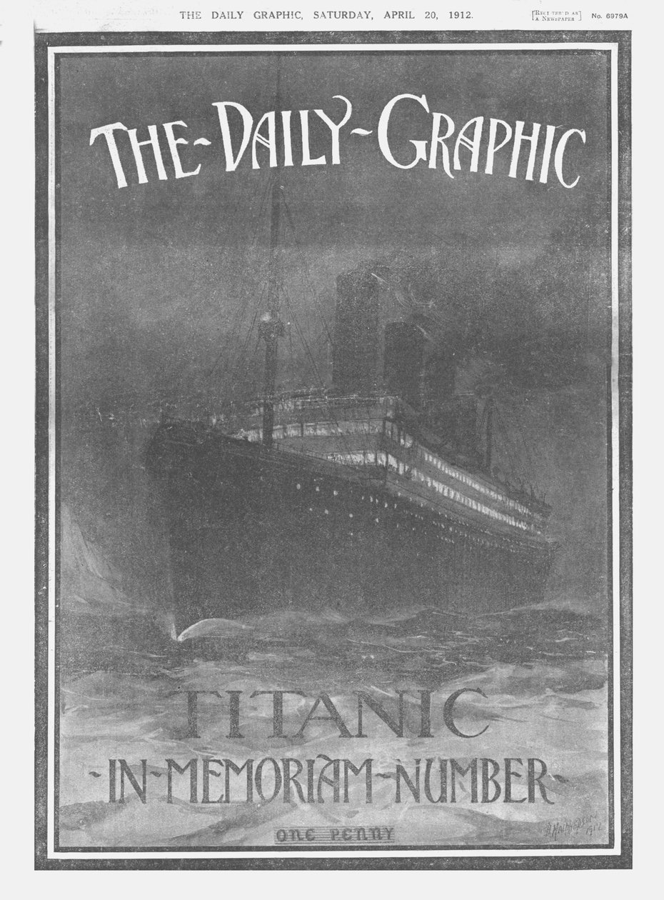 The Daily Graphic - Titanic-In-Memoriam-Number, forside, 20. april 1912. af Unbekannt