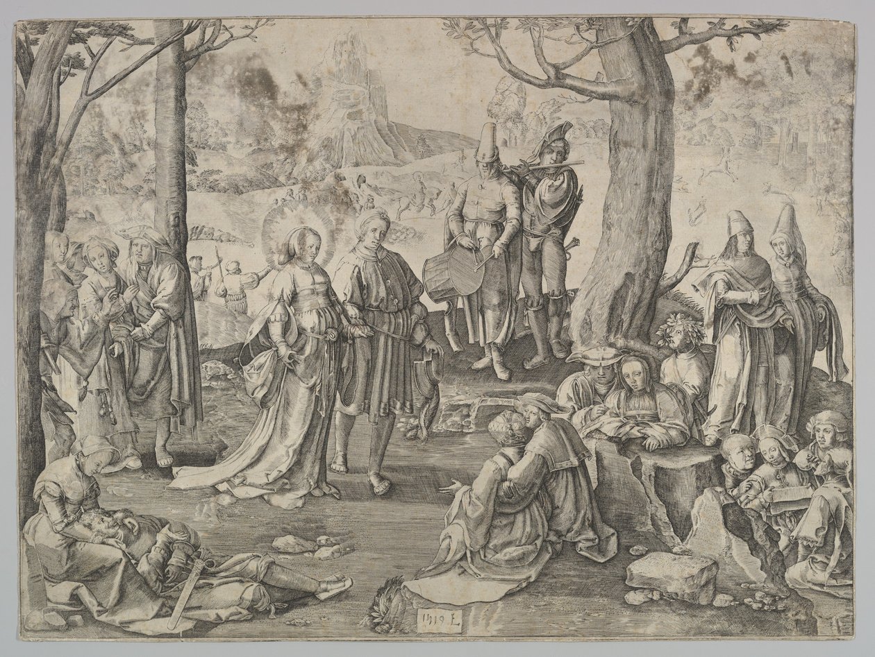 Maria Magdalenas dans kopi.n.d. af Unbekannt