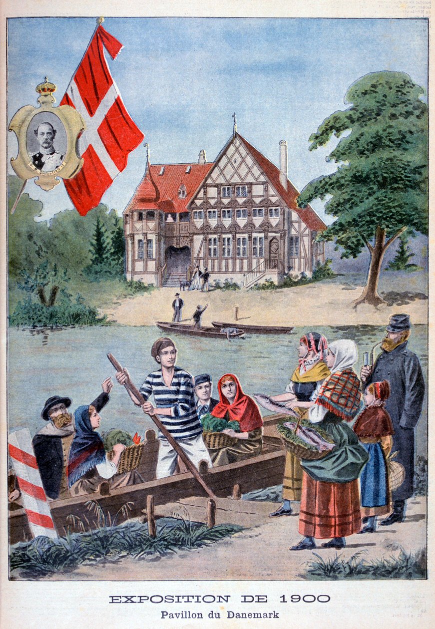 Den danske pavillon på Verdensudstillingen 1900, Paris, 1900 af Unbekannt