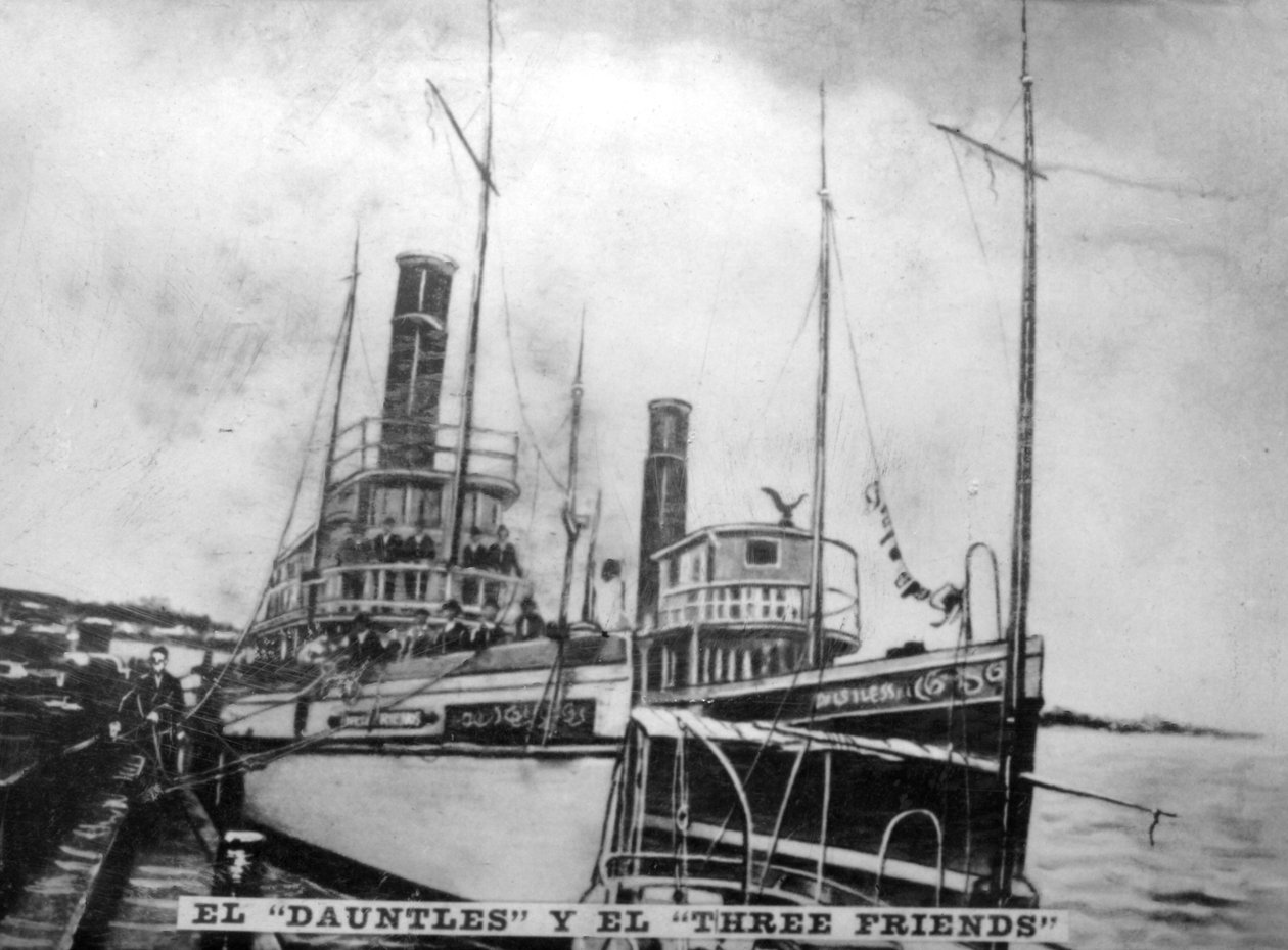 The Dauntless and the Three Friends, 1868, 1920