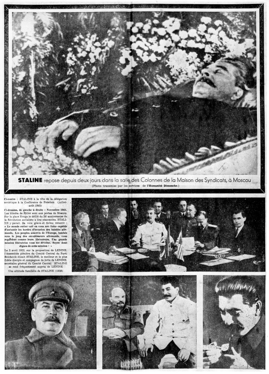 Stalins død, 8. marts, 1953 af Unbekannt
