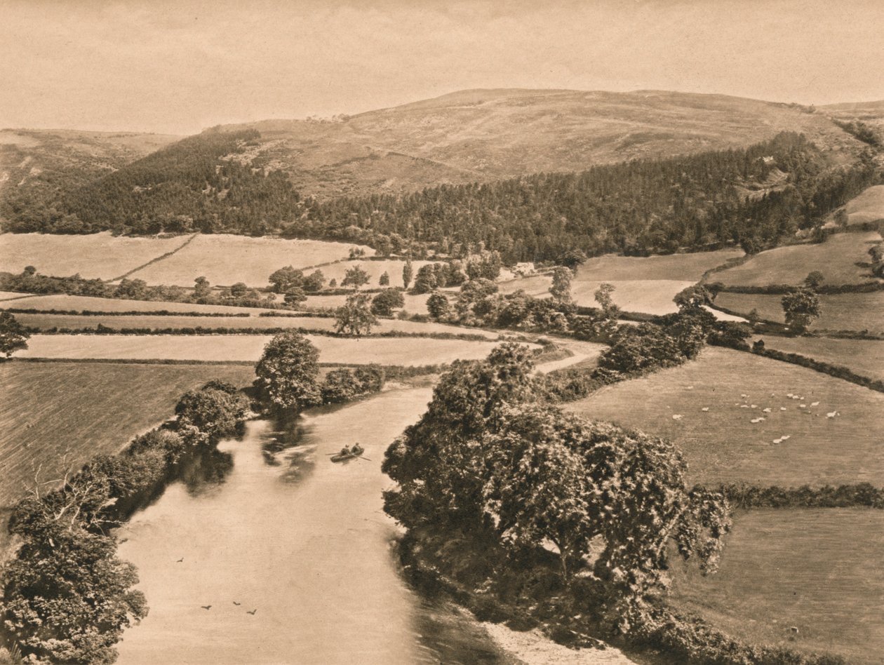 Dee Valley, fra Glendowers Mound, 1902 af Unbekannt