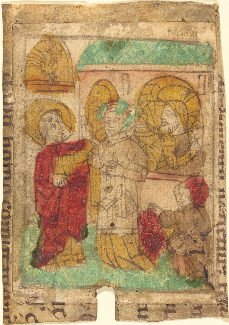 Peters fornægtelse, ca. 14551465. af Unbekannt