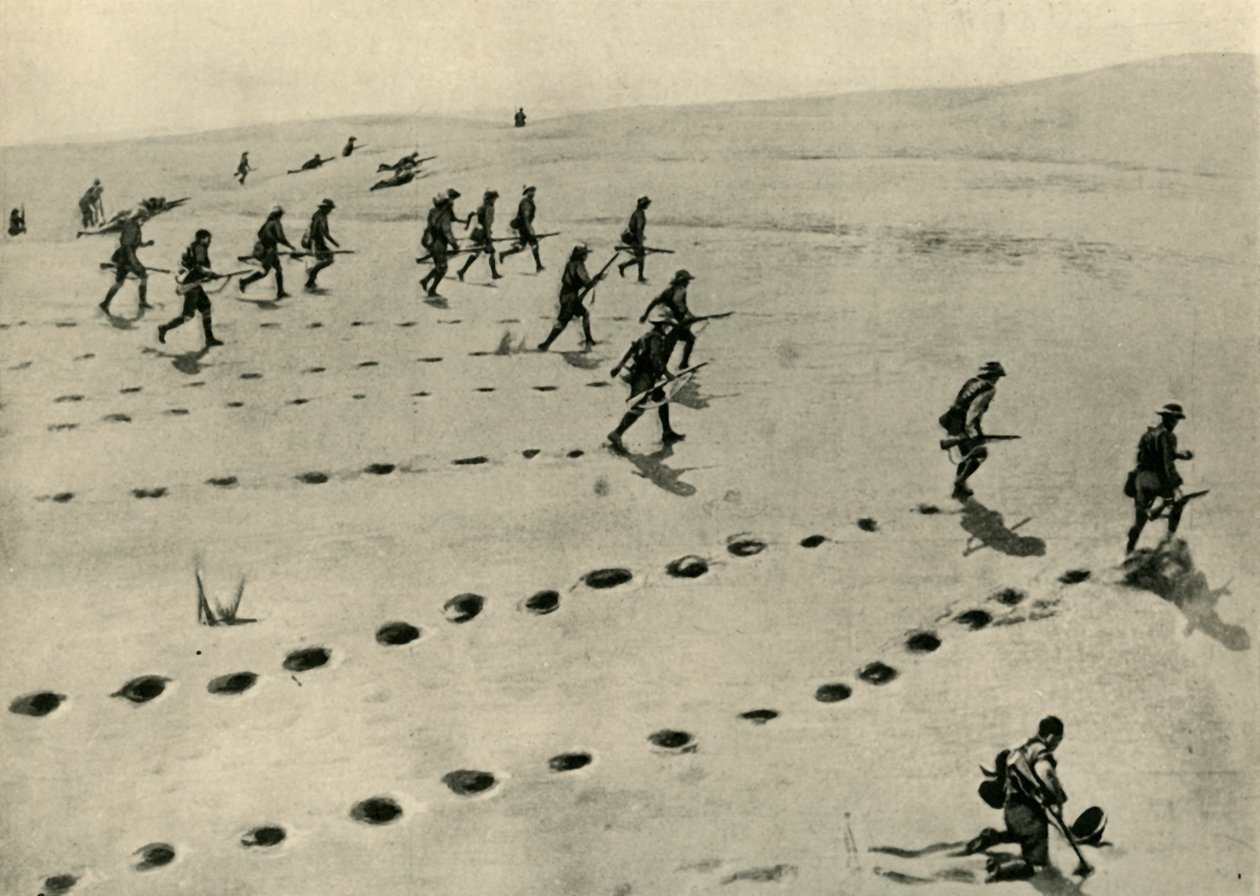 Ørkenfasen af den sydvestafrikanske kampagne..., Første Verdenskrig, 1915, c1920. af Unbekannt