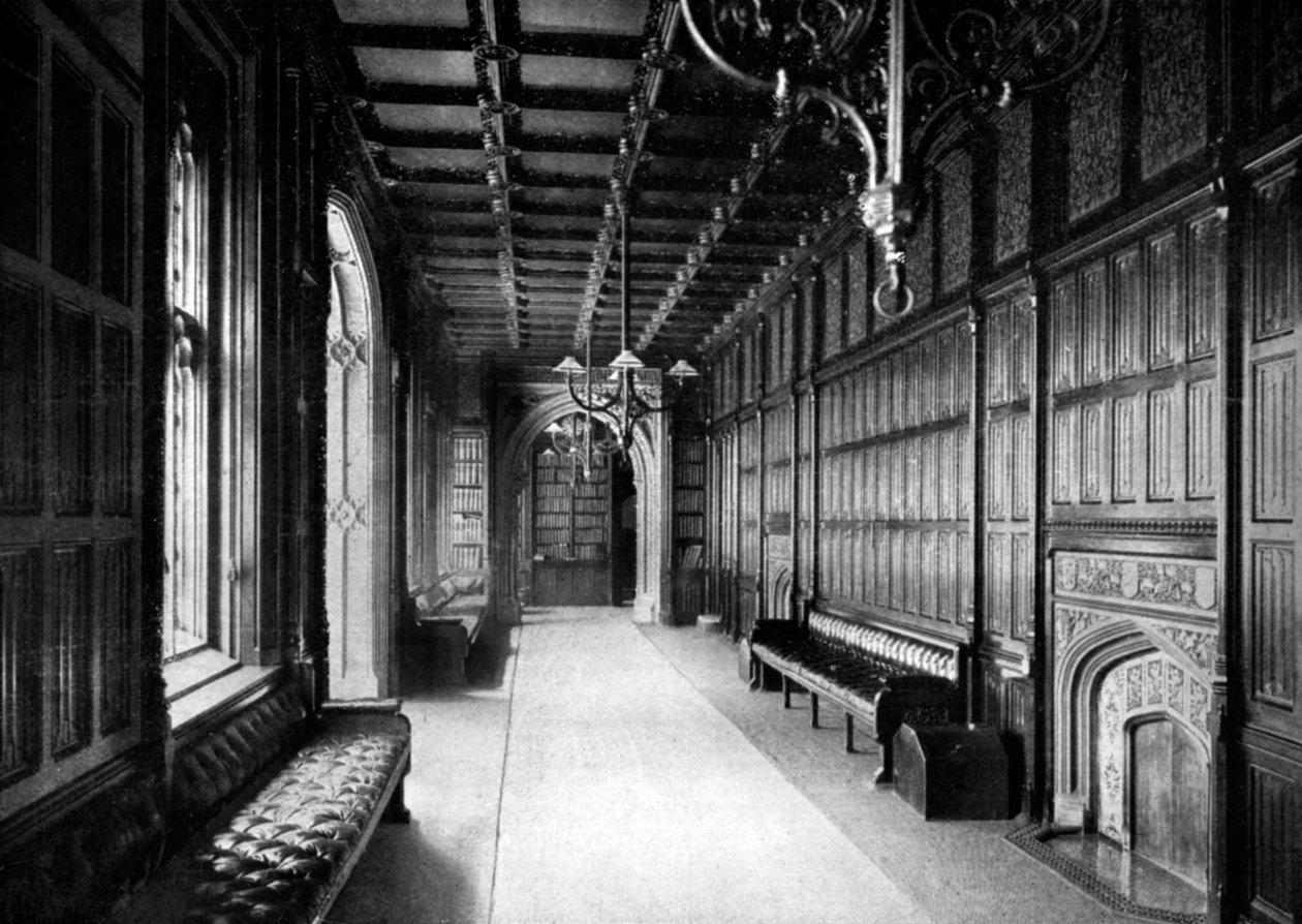 The Division Lobby, House of Commons, Westminster, London, 1926 af Unbekannt