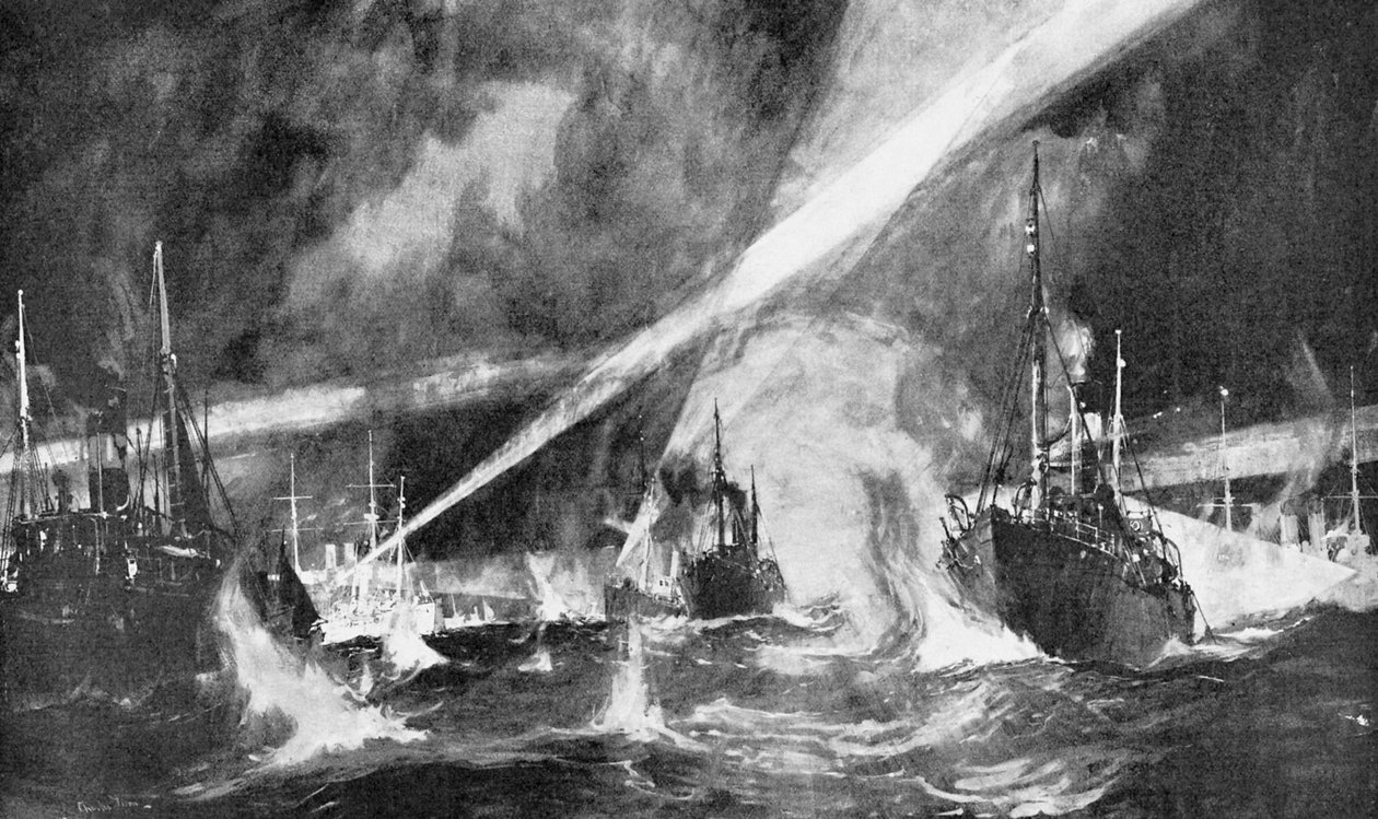 Doggerbank-hændelsen, russisk-japanske krig, 1904-5 af Unbekannt