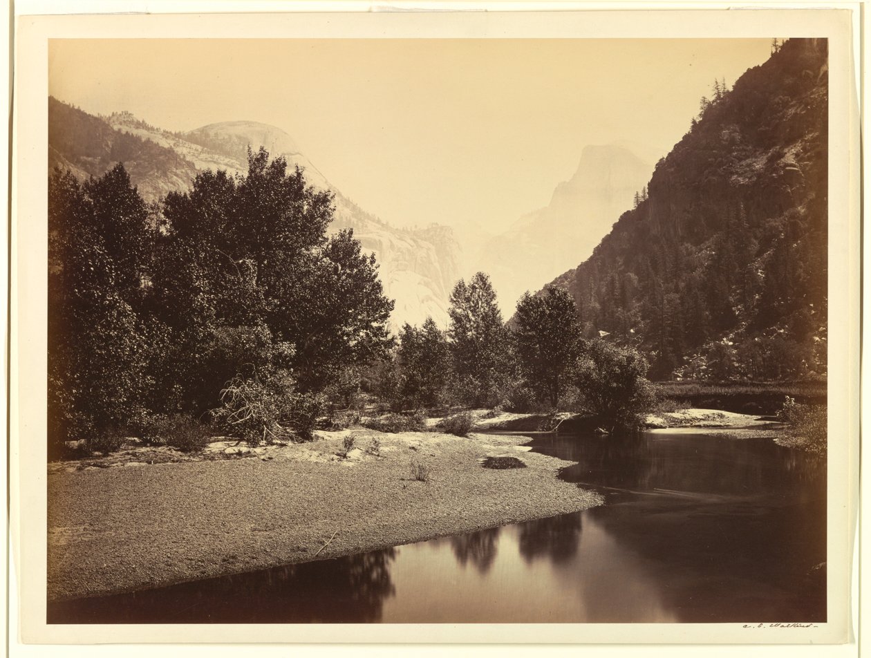 Kuplerne fra dalen, Yosemite af Unbekannt
