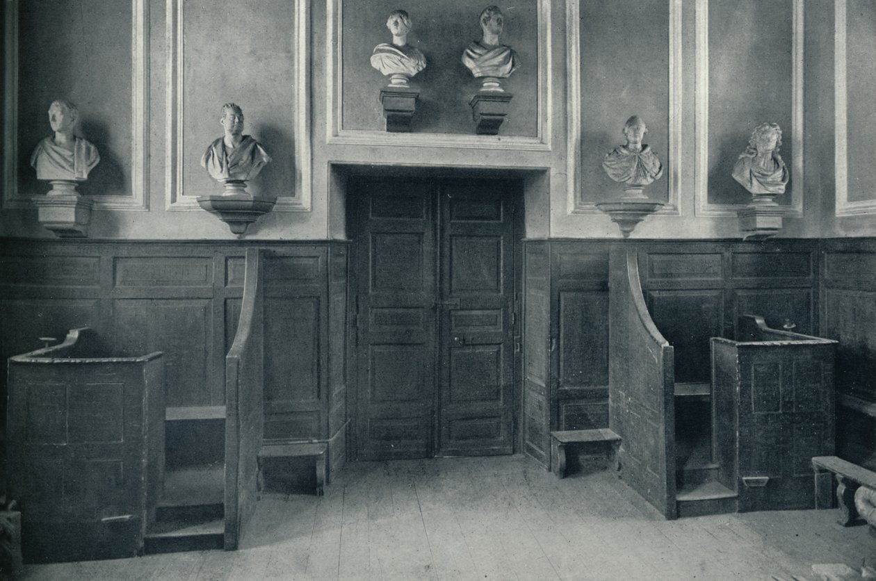 Døren fra øvre skole til kapeltrapper, 1926 af Unbekannt