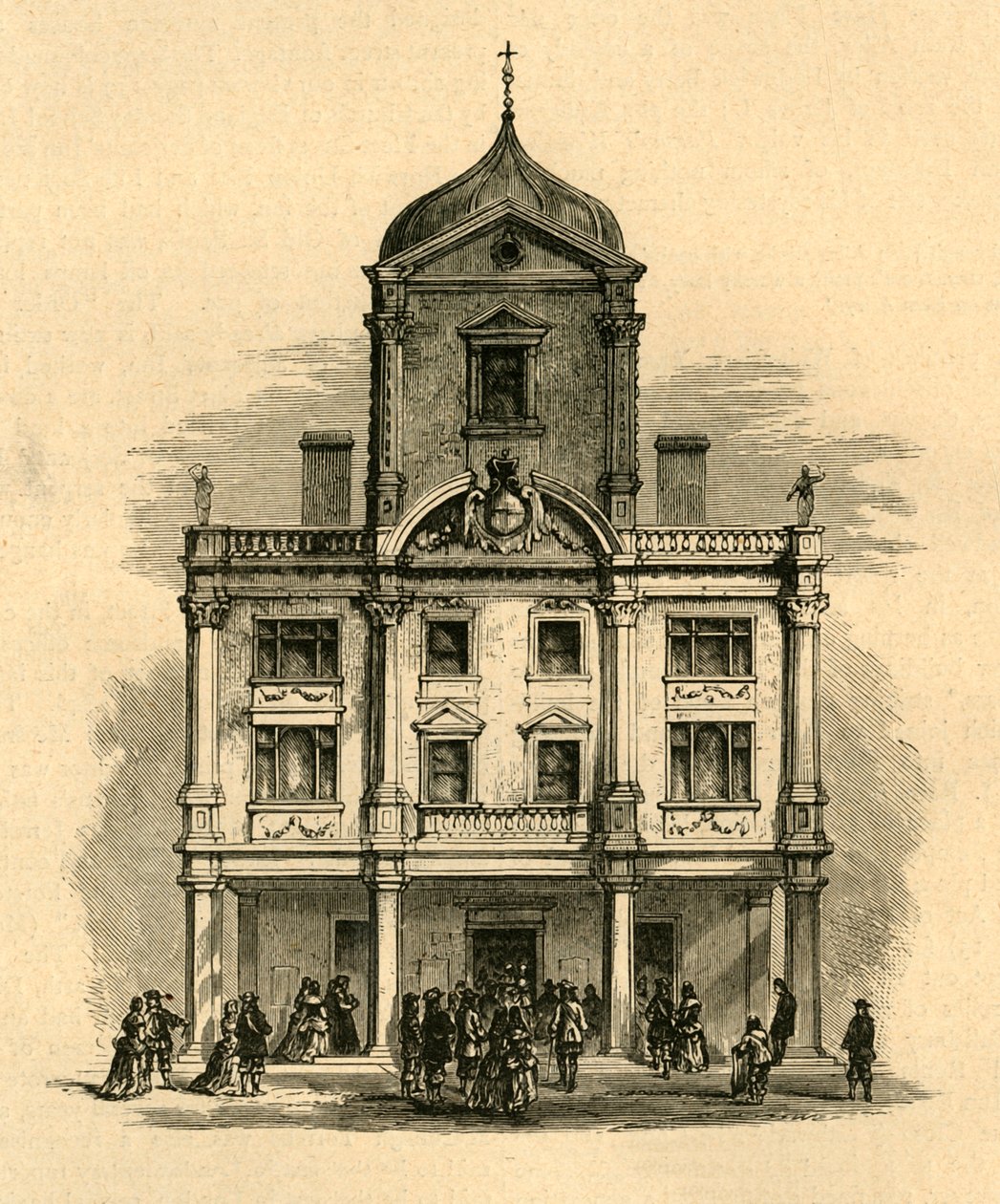 Dorset Gardens Theatre, Whitefriars, 1897. af Unbekannt