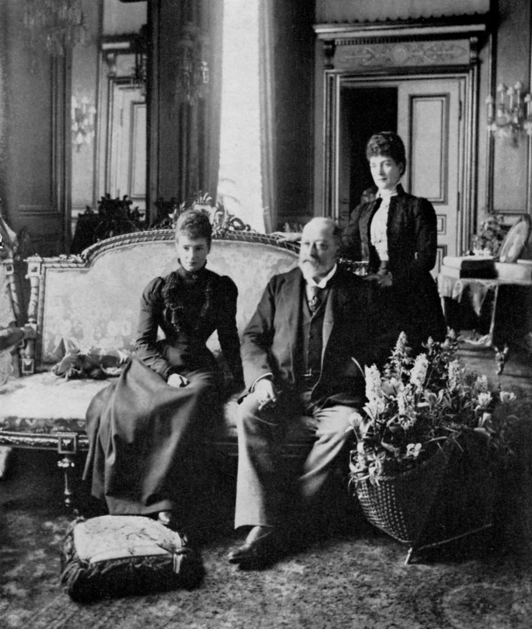 Enkekejserinde af Rusland, kong Edward VII og dronning Alexandra, maj 1900 1964 af Unbekannt
