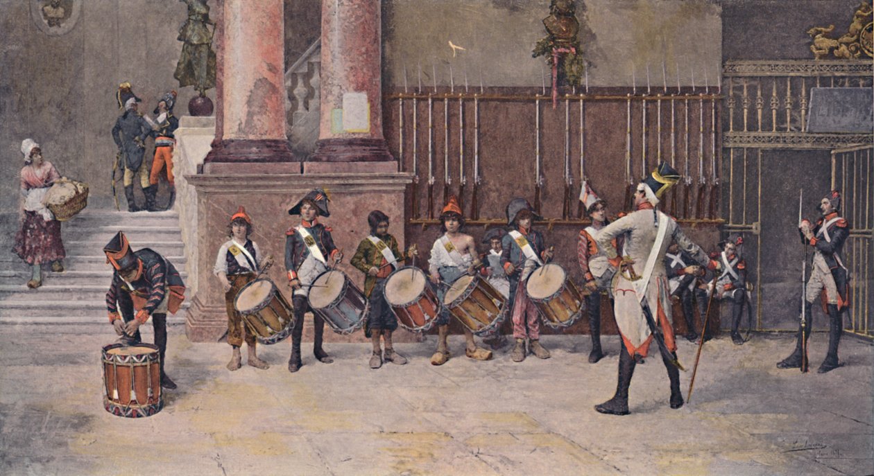 Republikkens trommeslagere, 1896 af Unbekannt