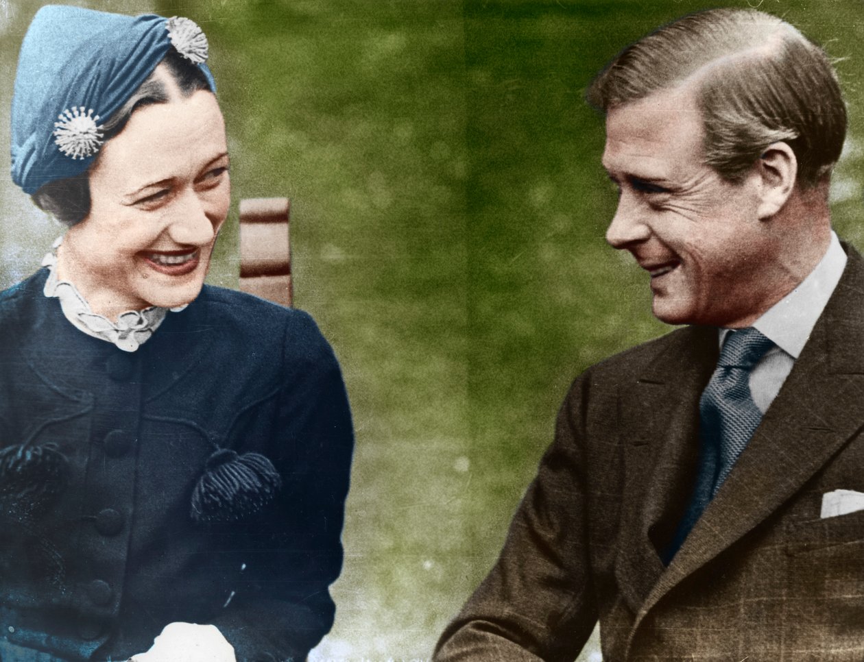 Hertugen og hertuginden af Windsor, fru Simpson på Chateau de Cande, Frankrig, 1937 af Unbekannt