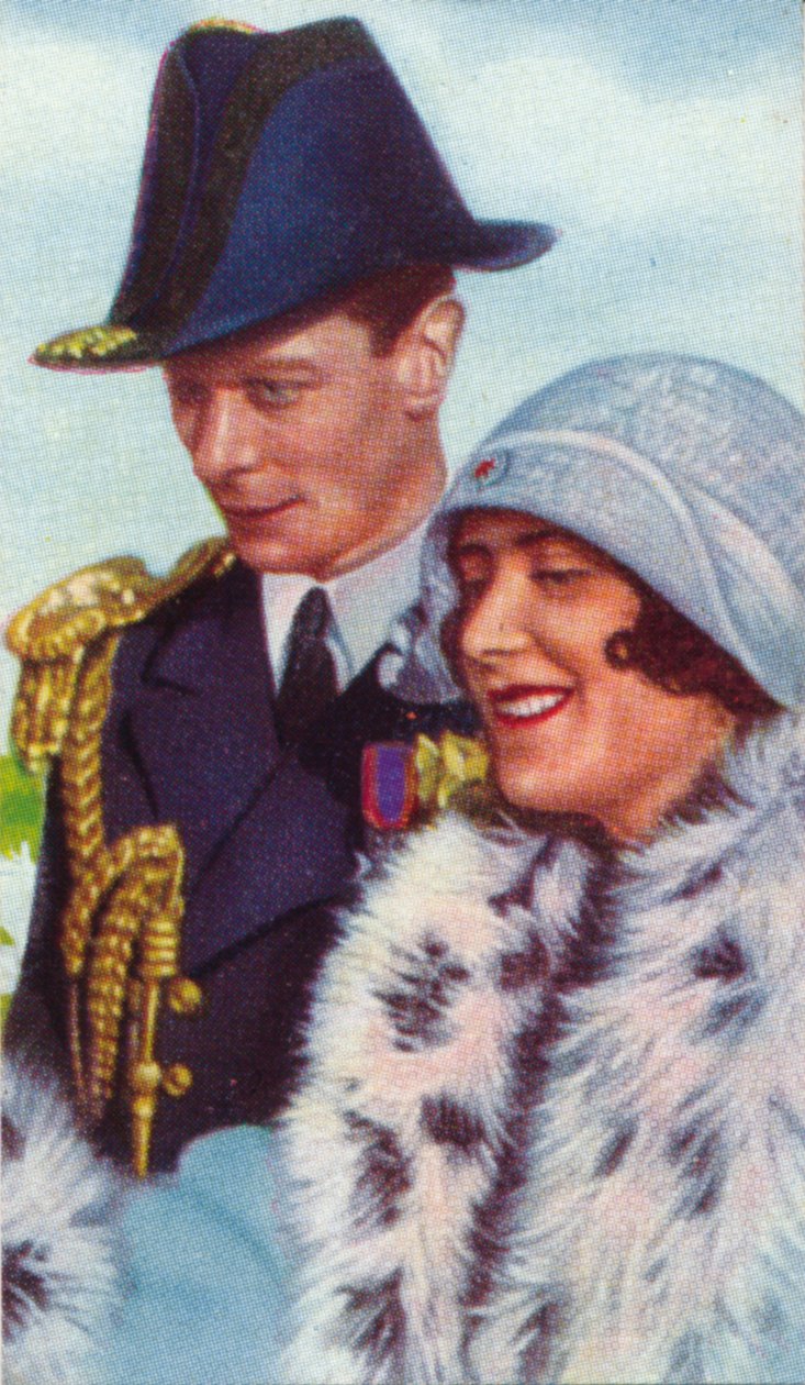 Hertugen og hertuginden af York senere kong George VI og dronning Elizabeth på deres 1927 turné i Austra af Unbekannt