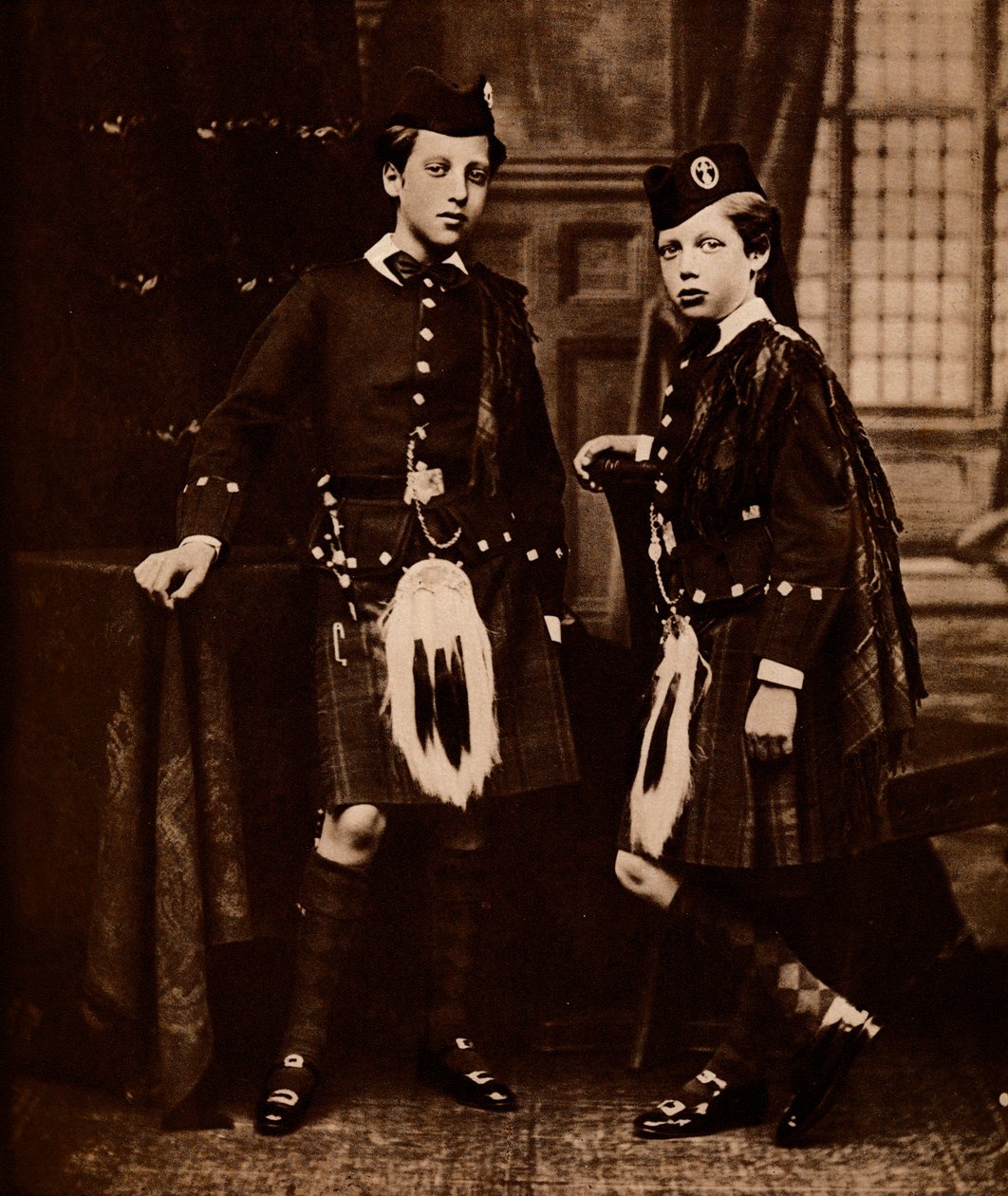 Hertugen af Clarence og kong George, 1875 1935 af Unbekannt