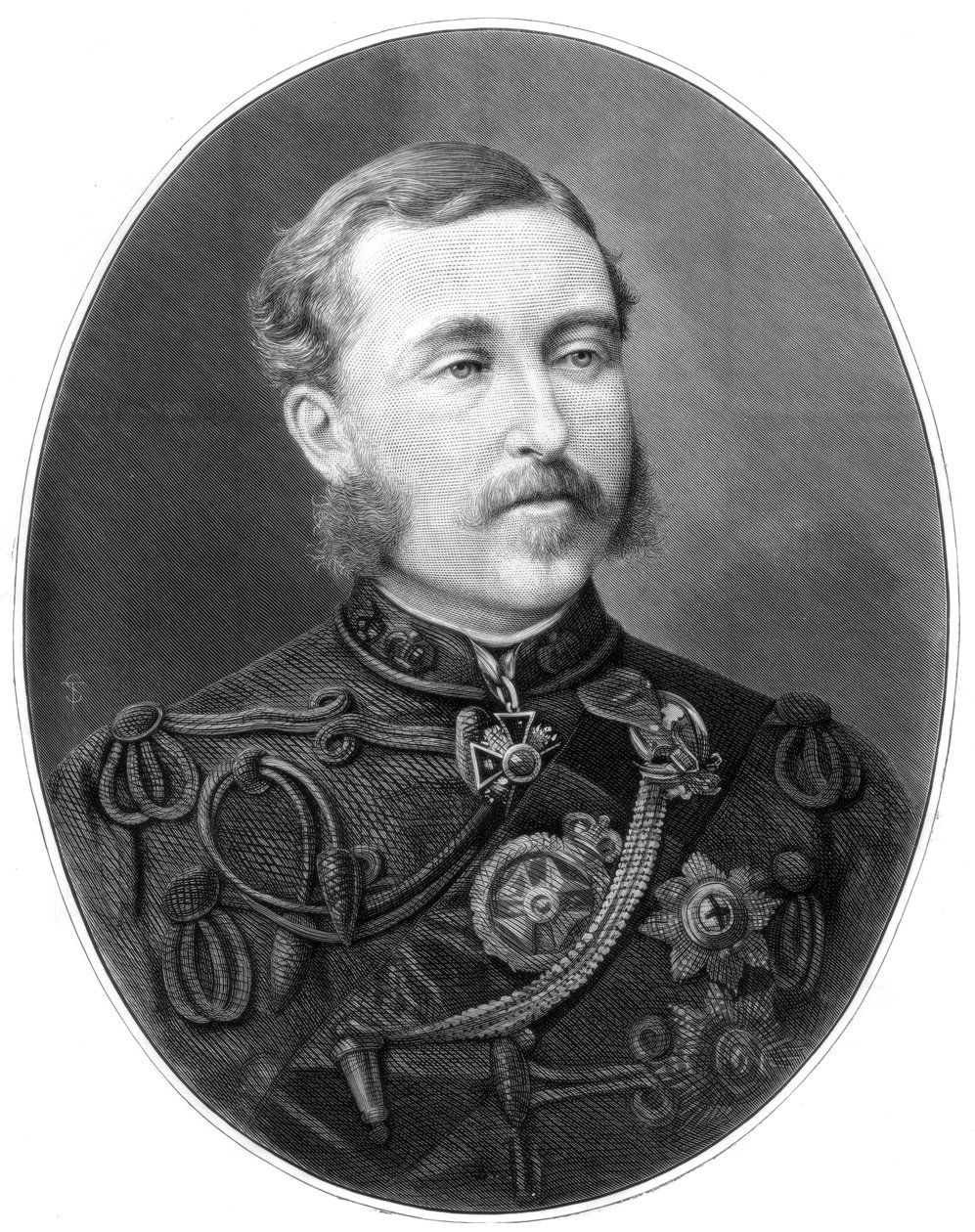 The Duke of Connaught, britisk soldat, 1875 af Unbekannt