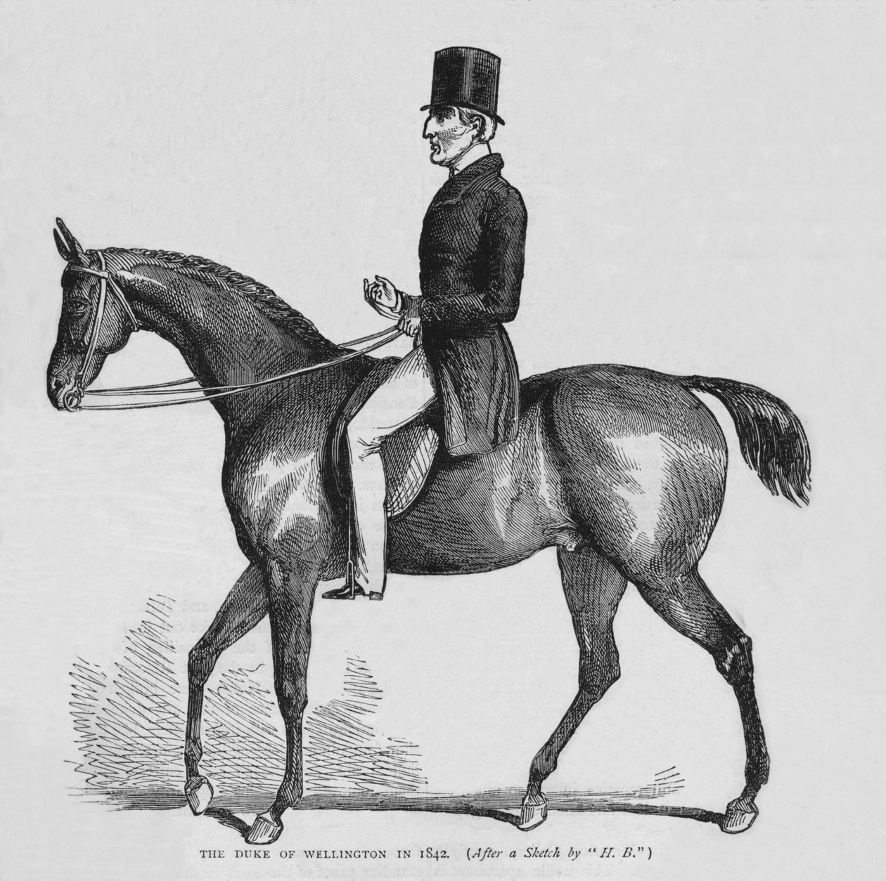 Hertugen af Wellington, c1842 1878 af Unbekannt
