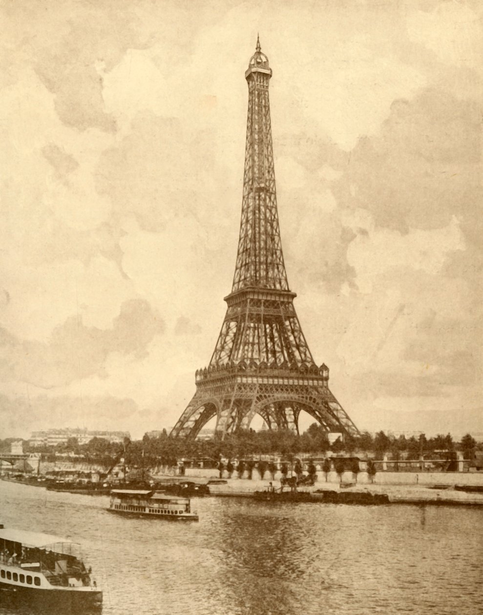 Eiffeltårnet, c1930. af Unbekannt