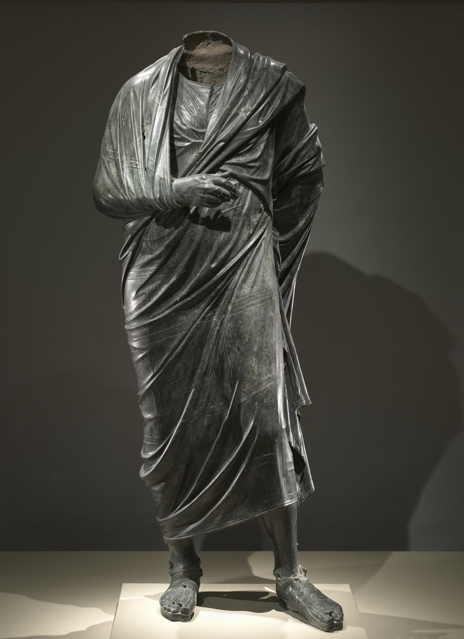 Kejseren som filosof, sandsynligvis Marcus Aurelius, regerede AD 161-180, ca. 180-200 e.Kr. af Unbekannt