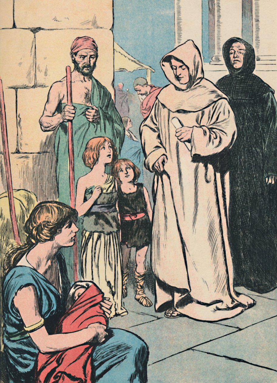 De engelske fanger i Rom, c1907 af Unbekannt