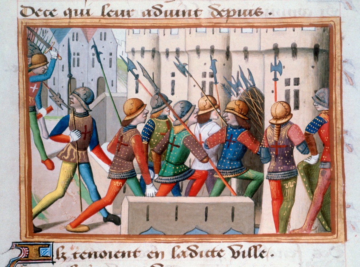 Englænderne bliver jaget ud af Paris, april 1436, 1484 af Unbekannt