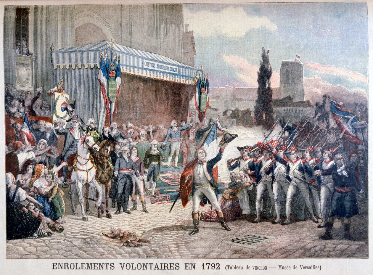 Frivilliges Indskrivning, 22. Juli 1792, 1895 af Unbekannt