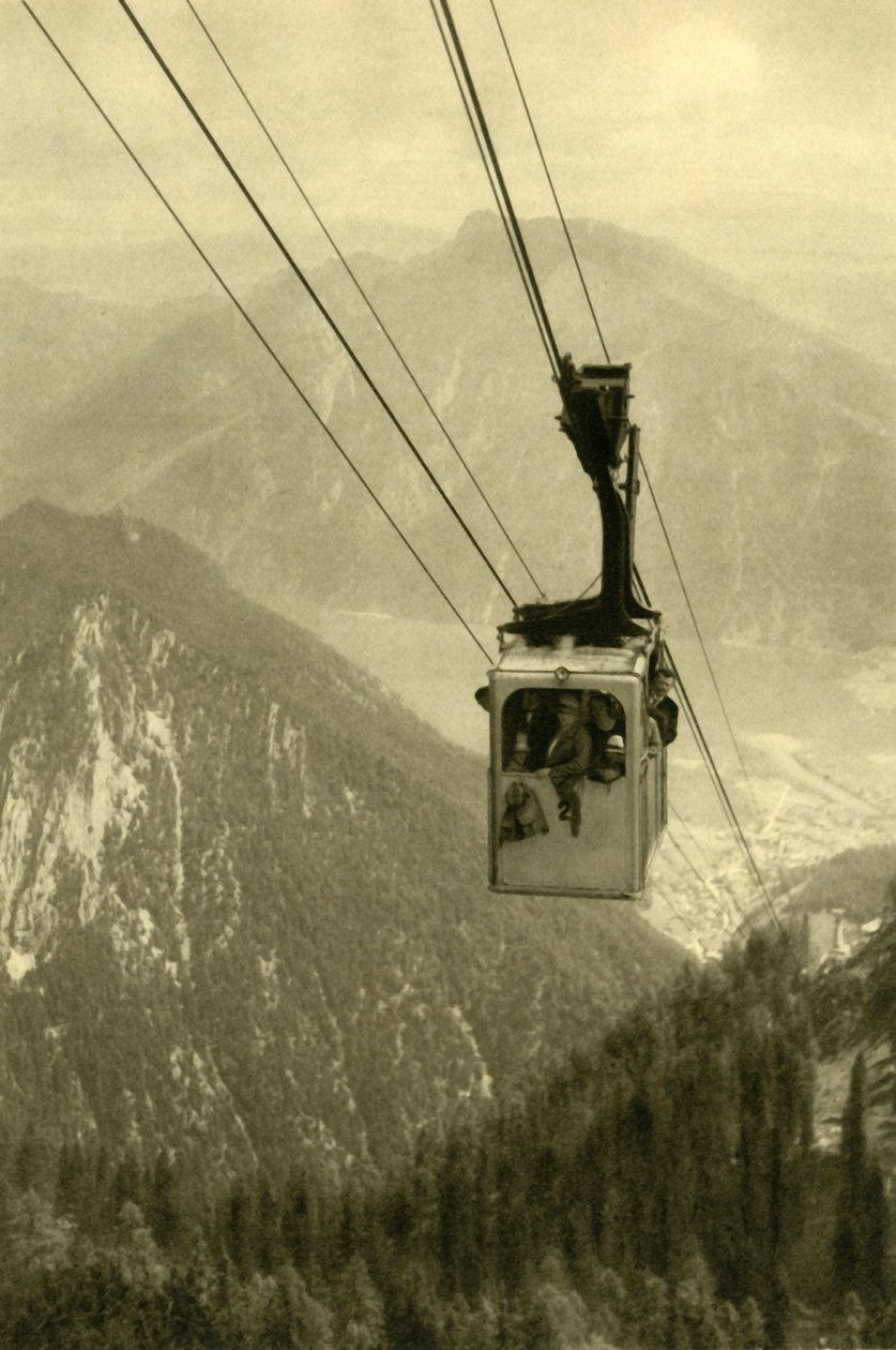 Feuerkogel-svævebanen, Øvre Østrig, c1935. af Unbekannt