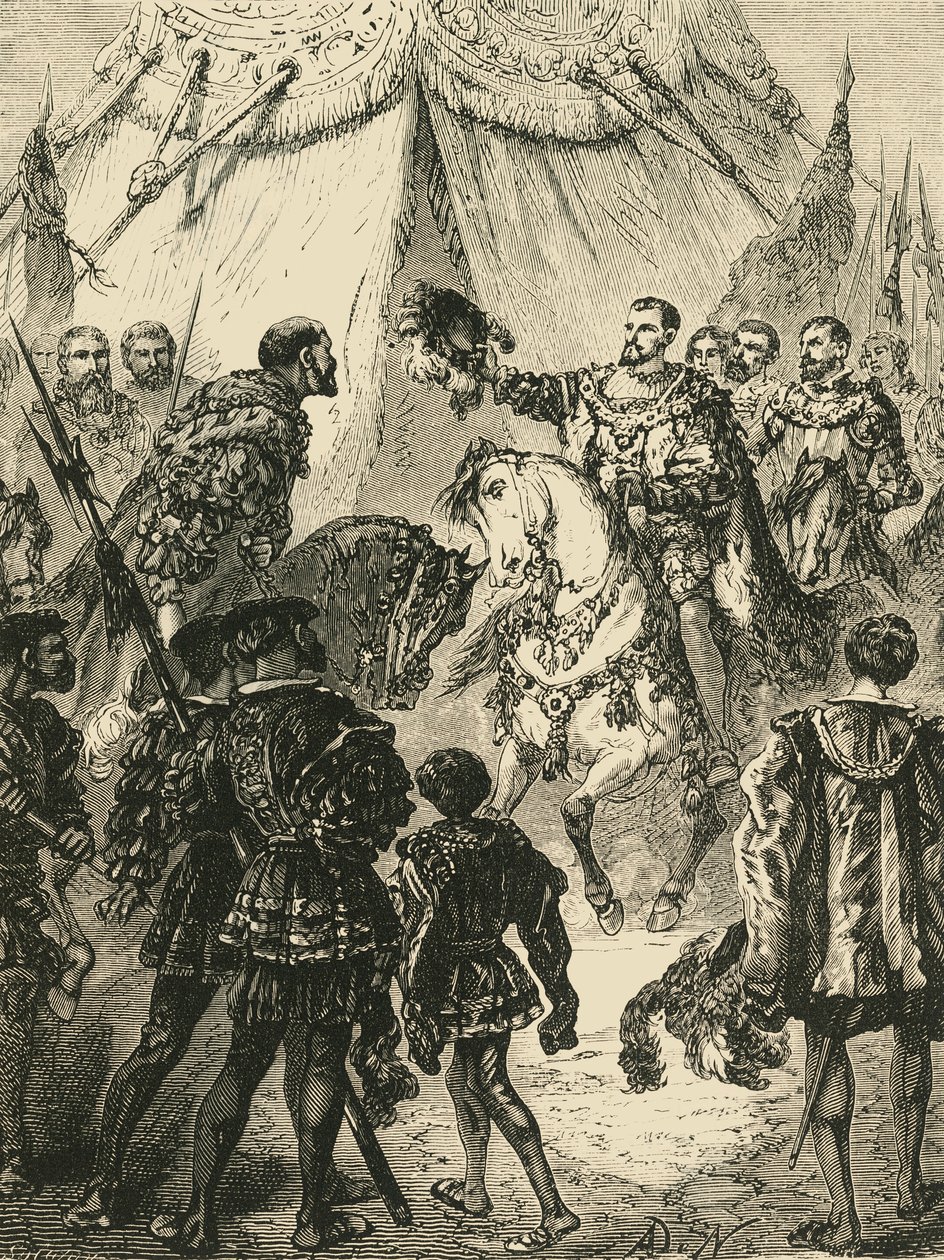 Guldklædets felt, 1520, 1890. af Unbekannt